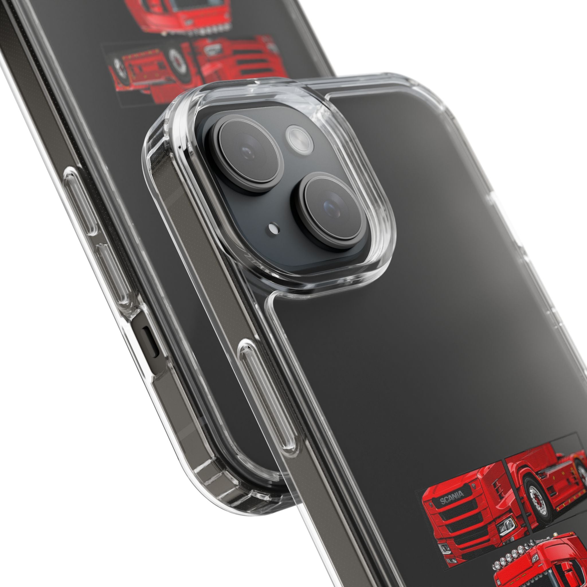 RED SCANIA T-CAB PHONE CASES