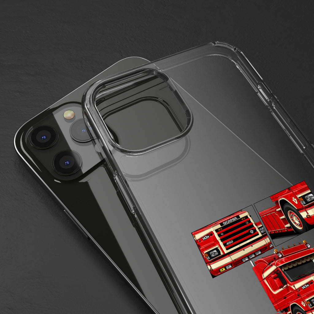 RED SCANIA 450 143M PHONE CASES