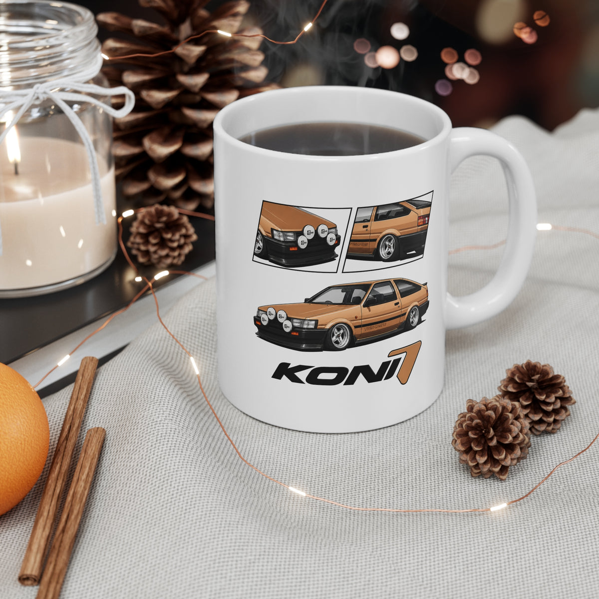 GOLD TOYOTA AE86 TWIN CAM MUG