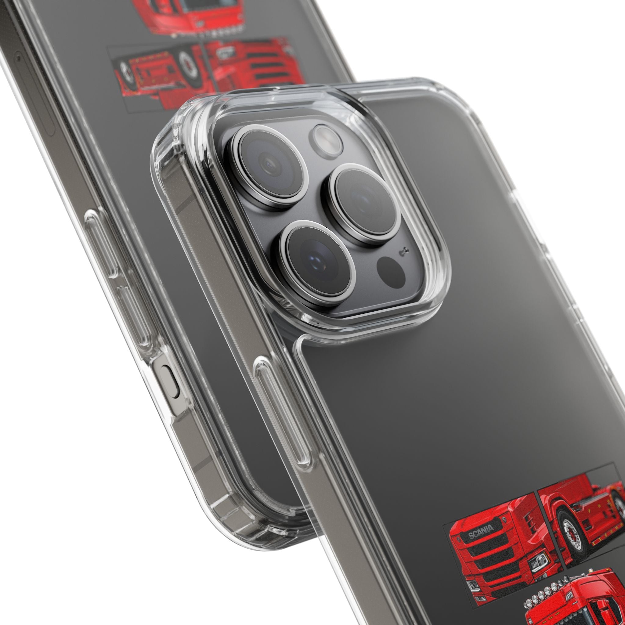 RED SCANIA T-CAB PHONE CASES