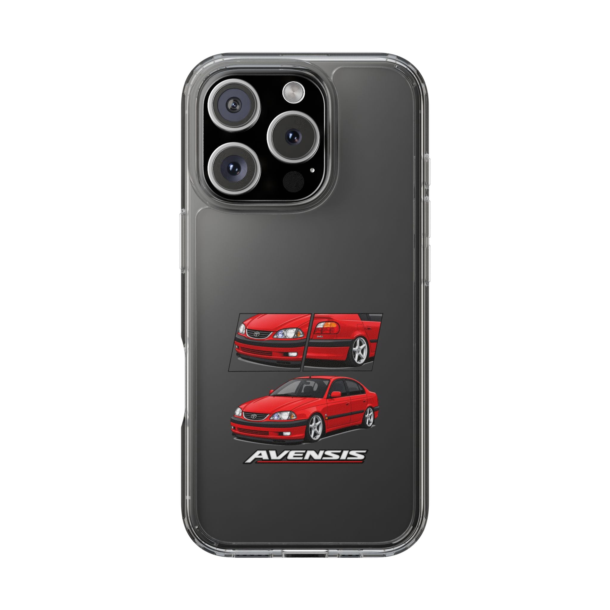 RED TOYOTA AVENSIS PHONE CASES