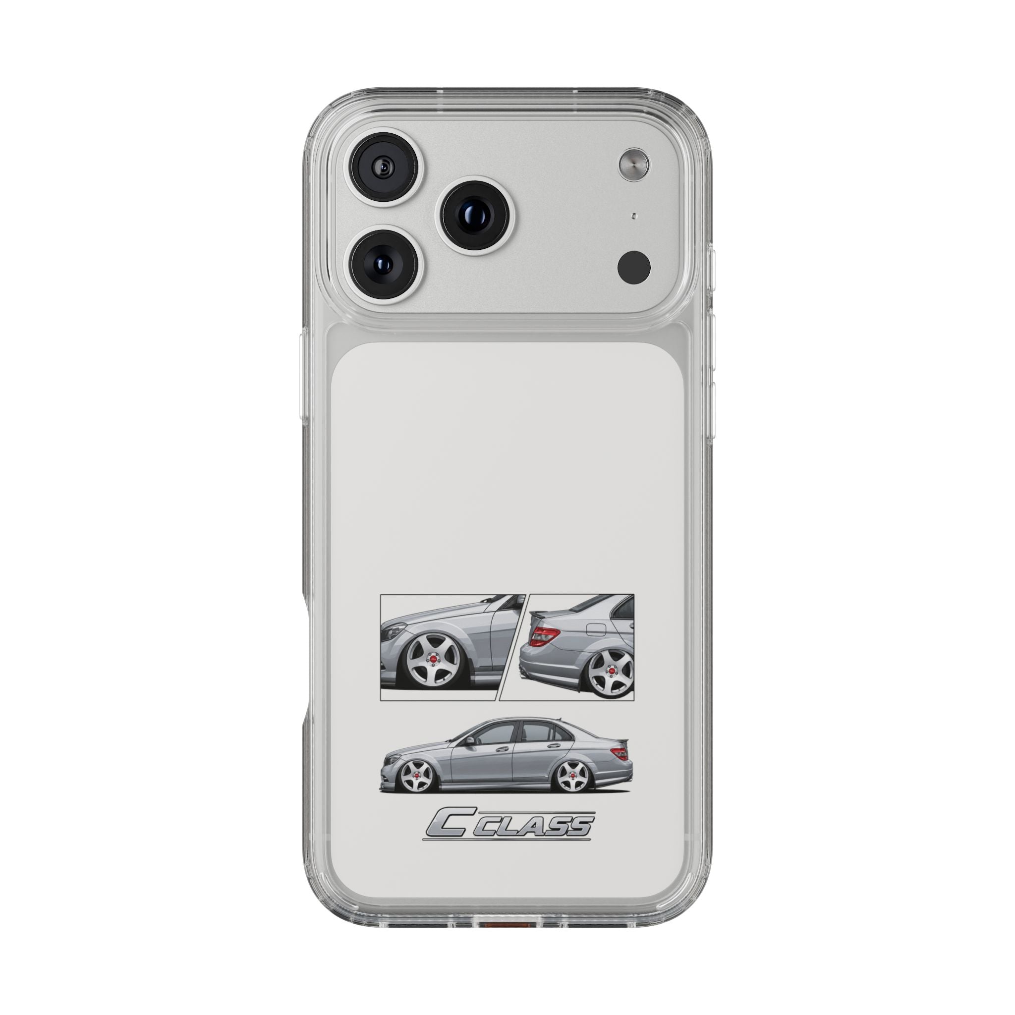 SILVER MERC C-CLASS PHONE CASES