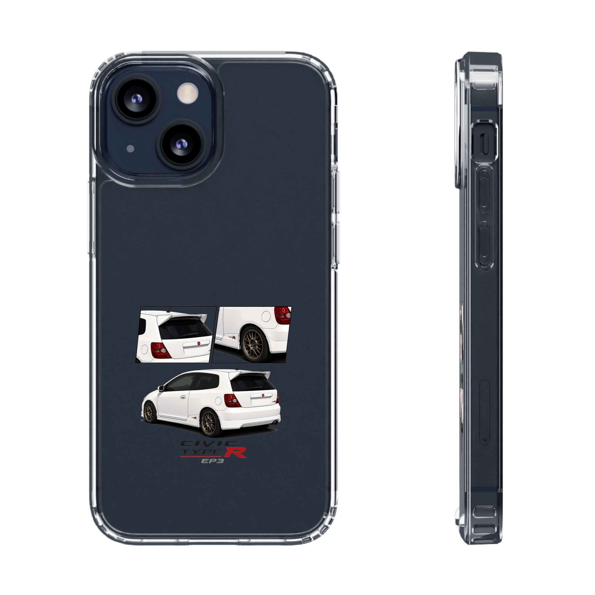 WHITE EP3 TYPE R PHONE CASES