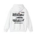 WHITE TOYOTA AVENSIS JUMPER