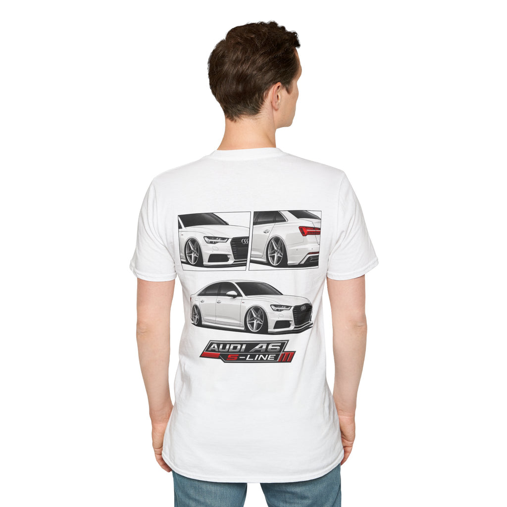 WHITE AUDI A6 T-SHIRT