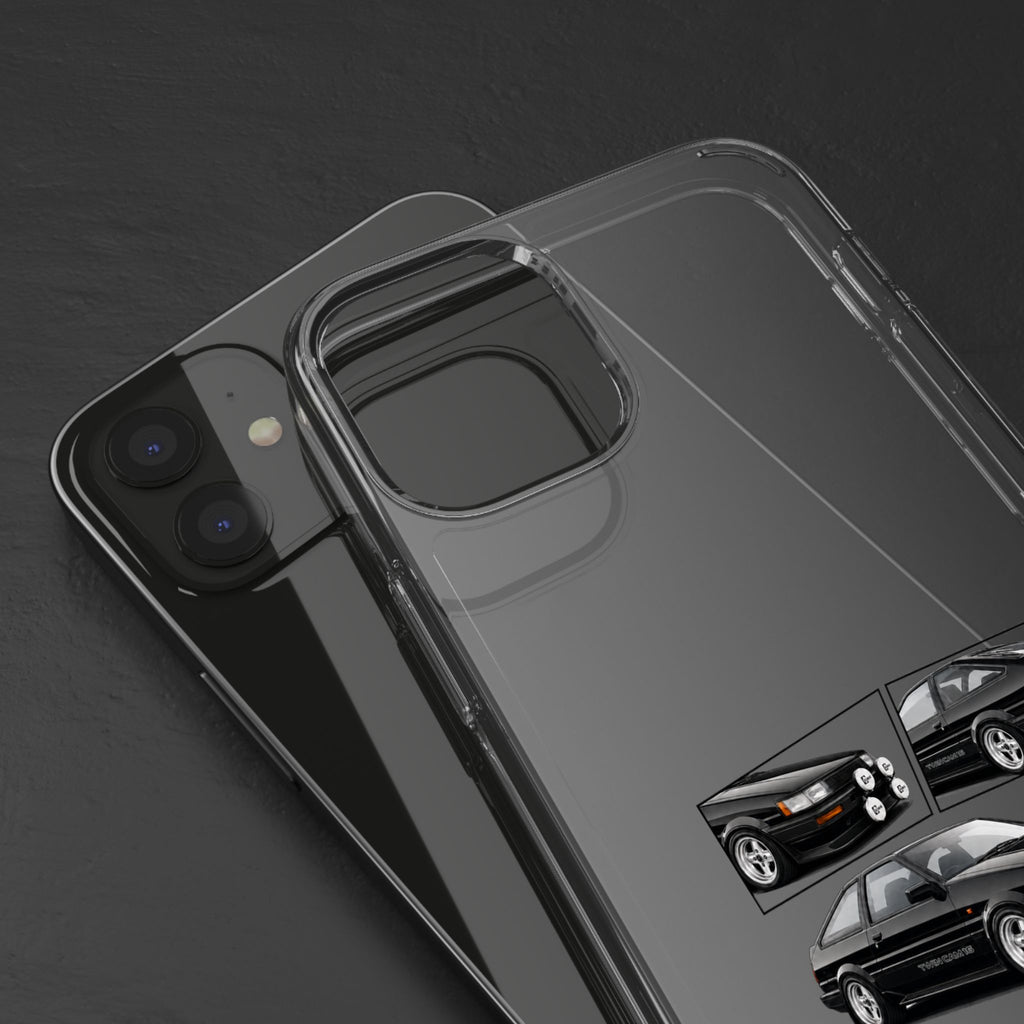 BLACK AE86 TWINCAM PHONE CASES