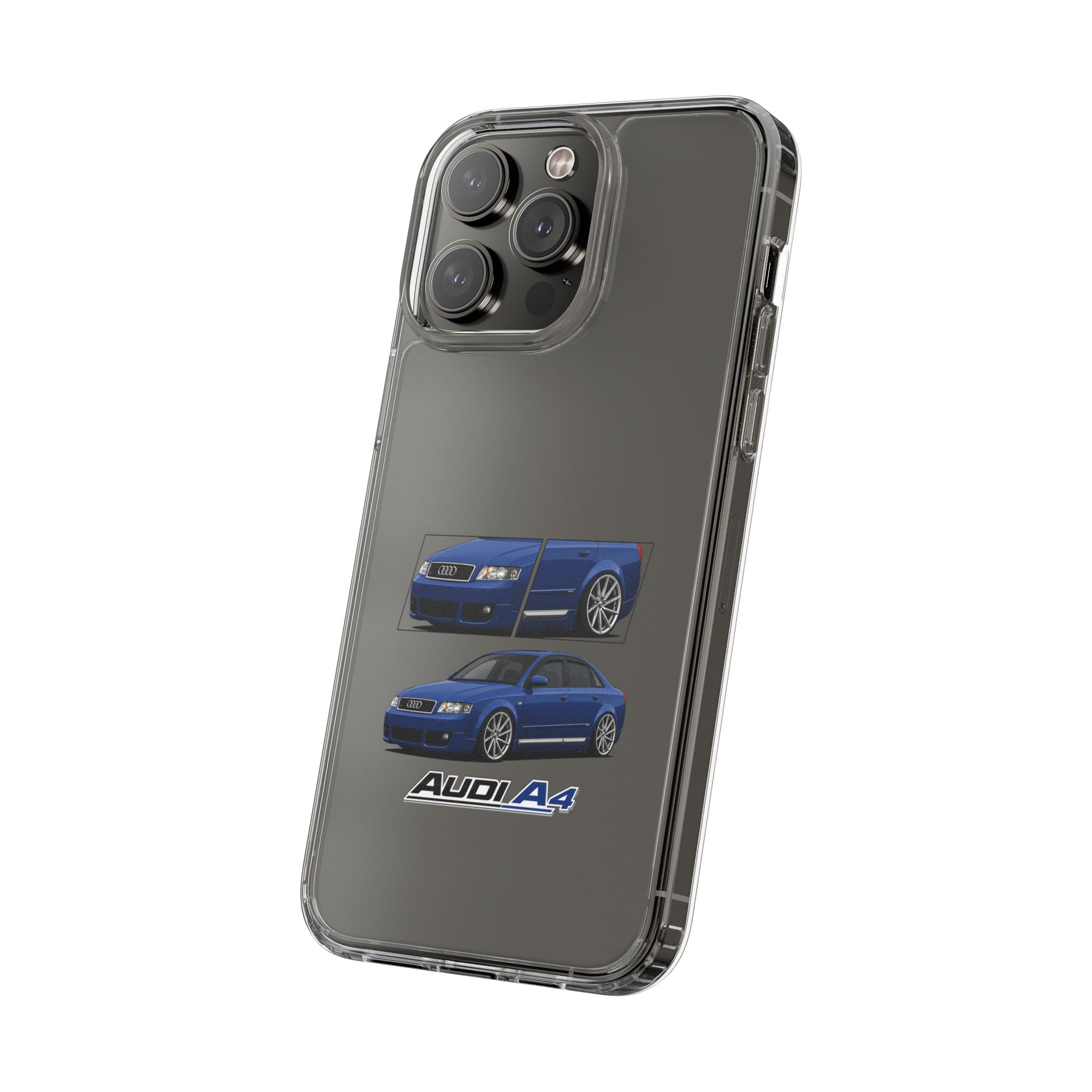 BLUE AUDI A4 B6 PHONE CASES
