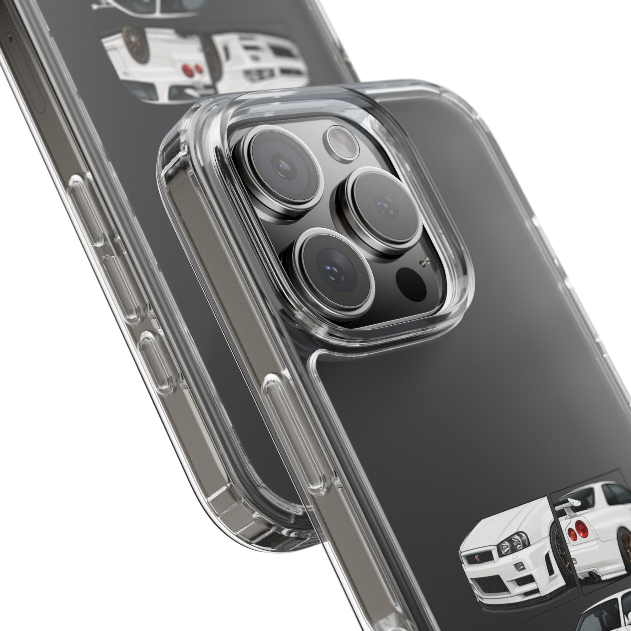 WHITE R34 GTR PHONE CASES