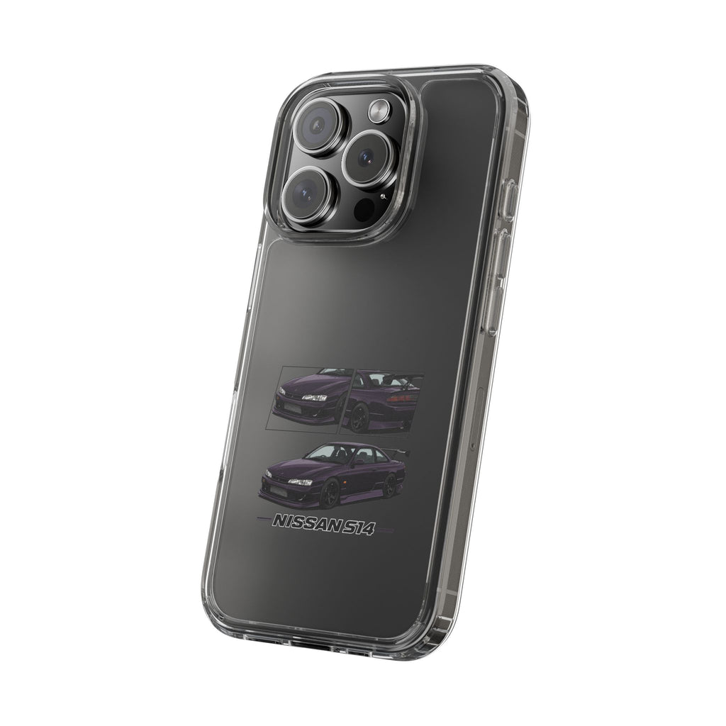 PURPLE NISSAN S14 PHONE CASES