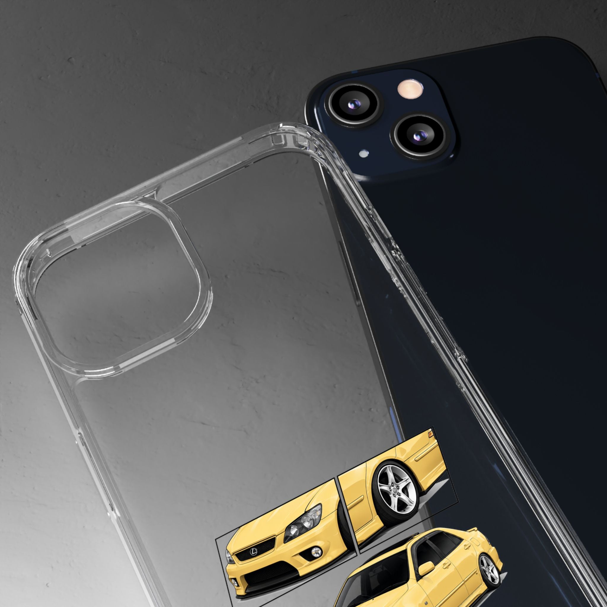 YELLOW LEXUS IS200 PHONE CASES