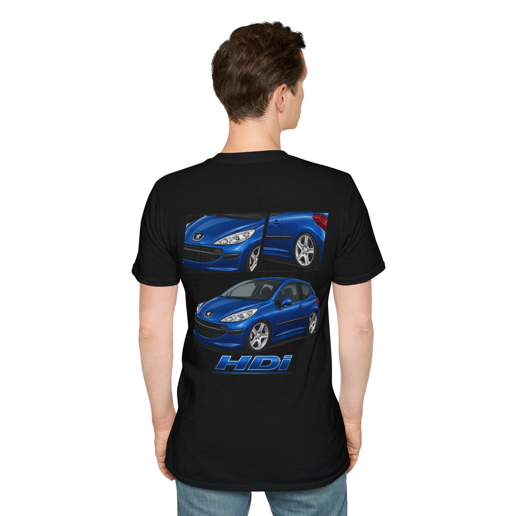 BLUE PEUGEOT 207 T-SHIRT