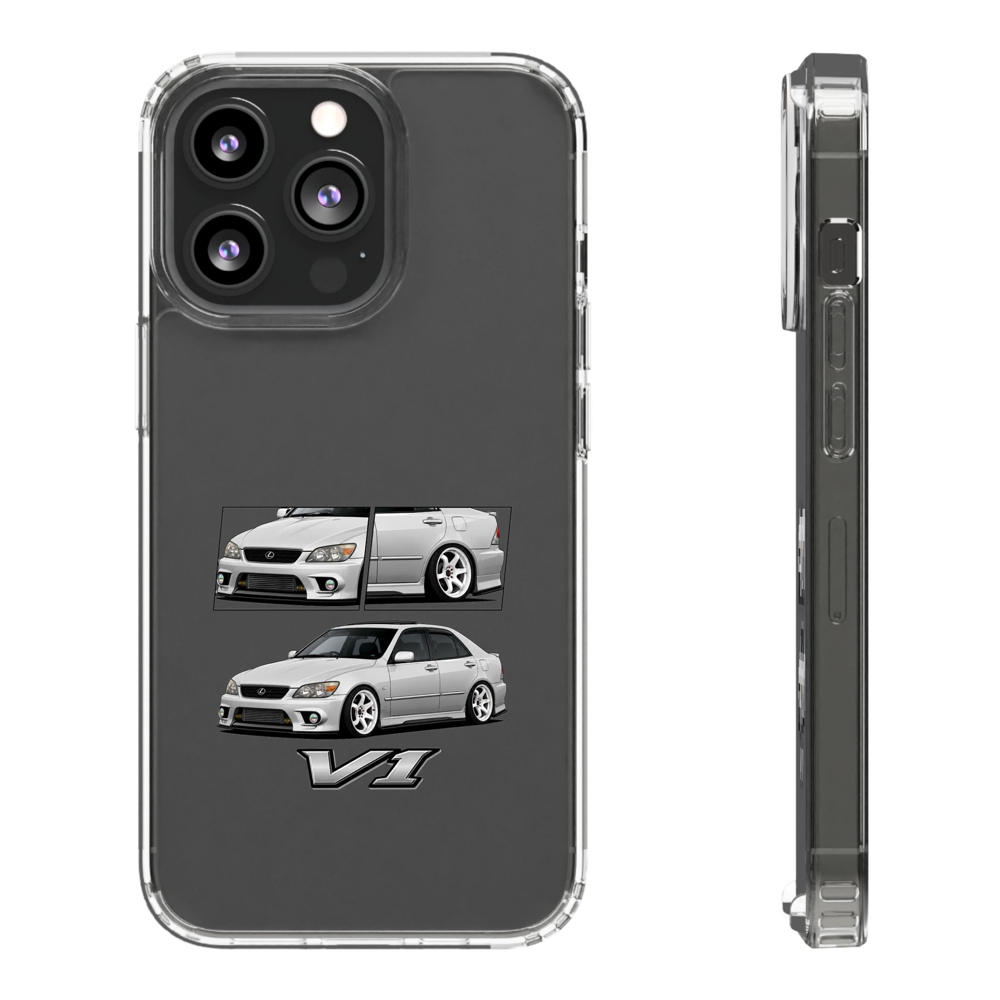 SILVER LEXUS IS200 PHONE CASES