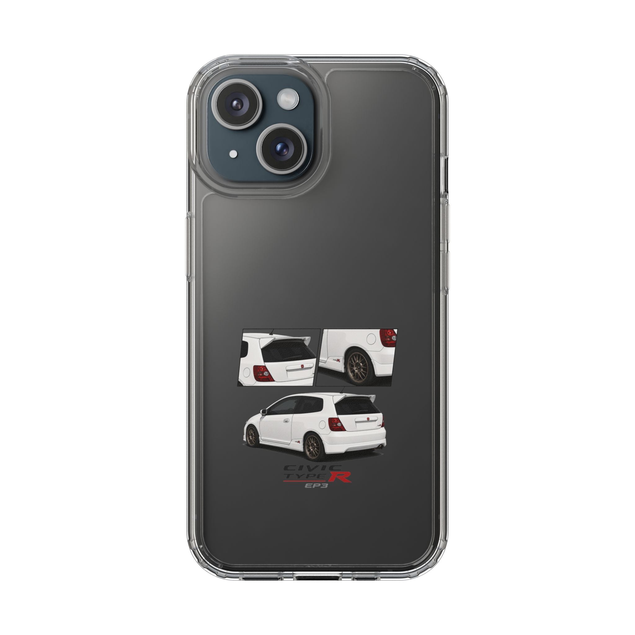 WHITE EP3 TYPE R PHONE CASES