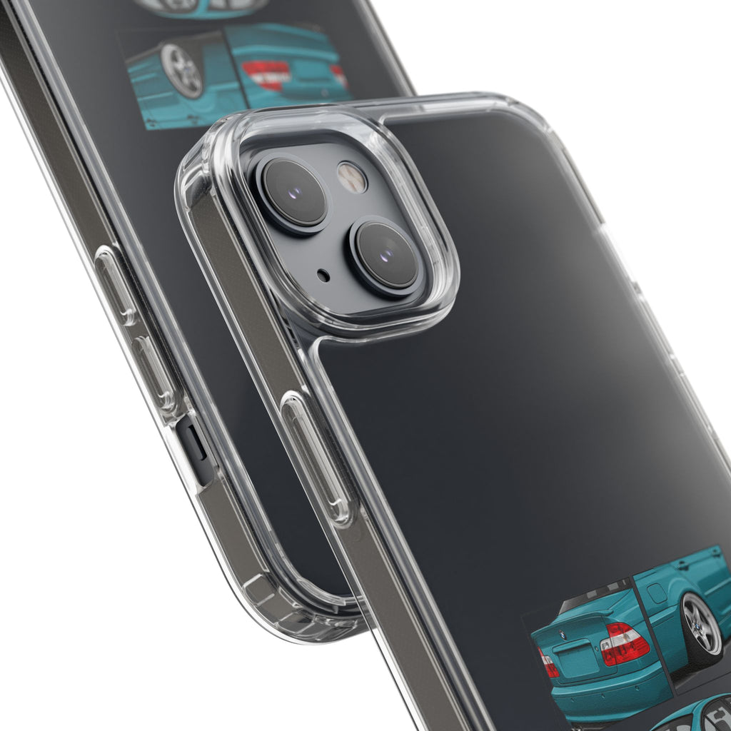 TURQUOISE BMW E46 PHONE CASES