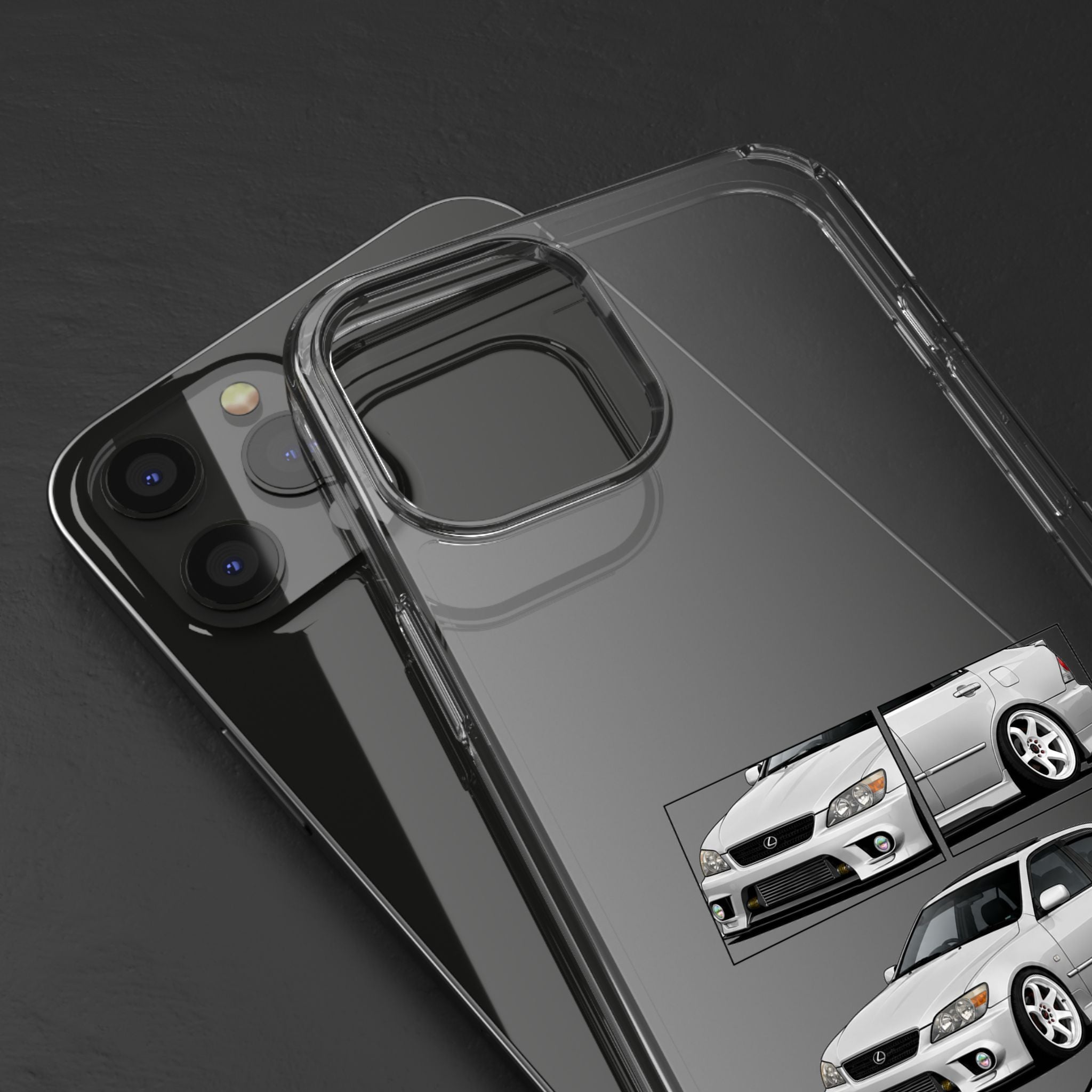 SILVER LEXUS IS200 PHONE CASES