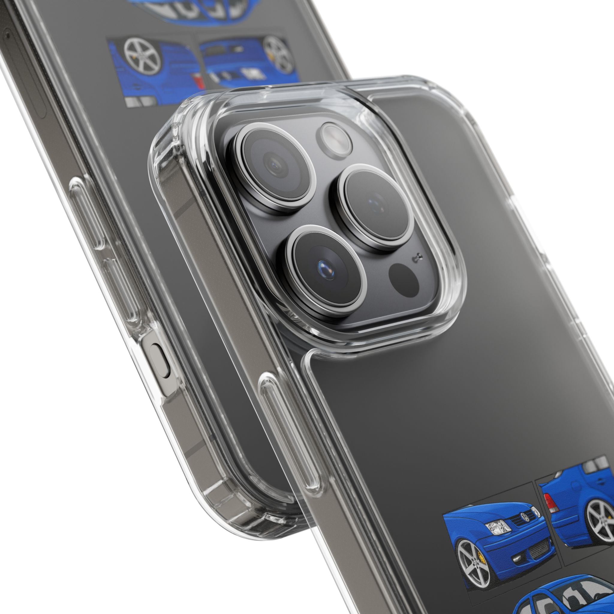 BLUE VOLKSWAGEN BORA PHONE CASES
