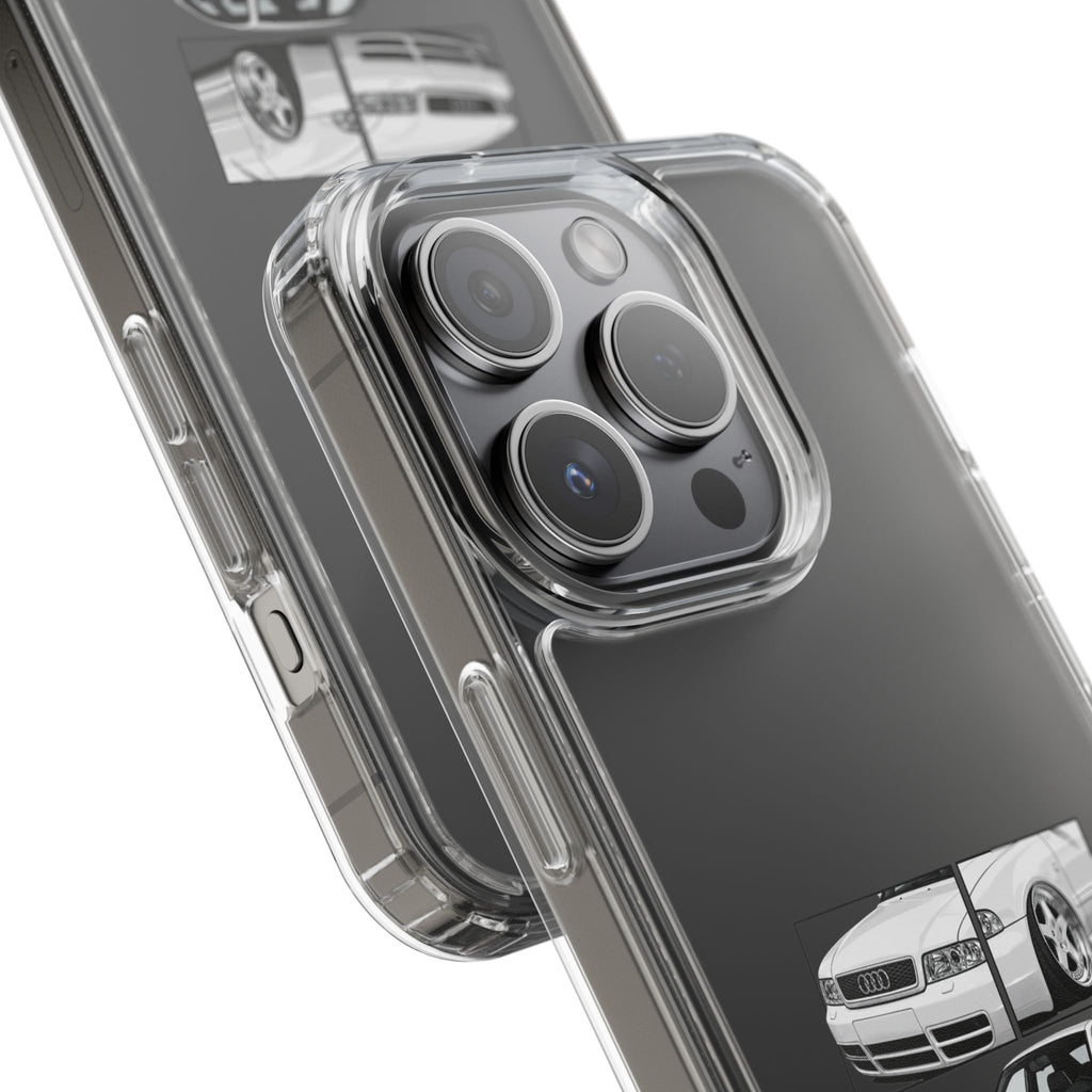 WHITE AUDI A4 B5 PHONE CASES