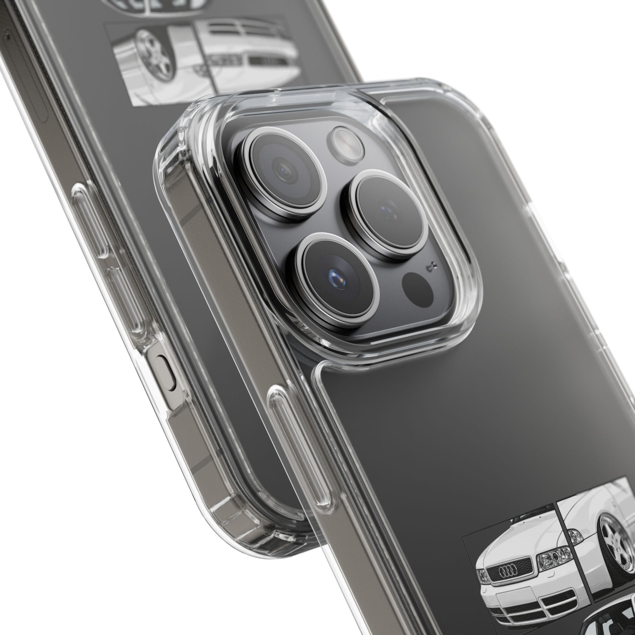 WHITE AUDI A4 B5 PHONE CASES