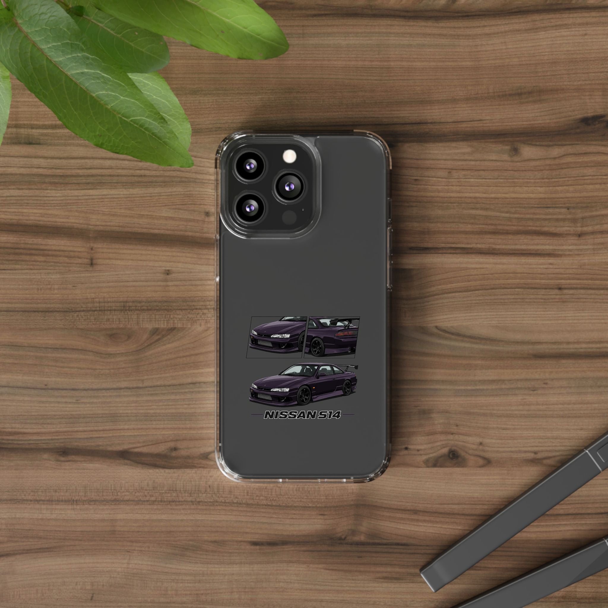 PURPLE NISSAN S14 PHONE CASES