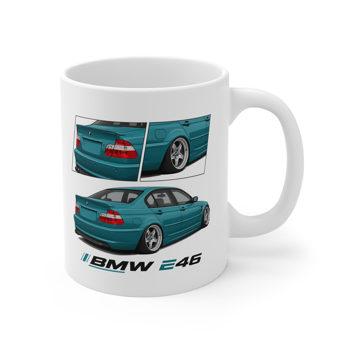 TURQUOISE BMW E46 MUG