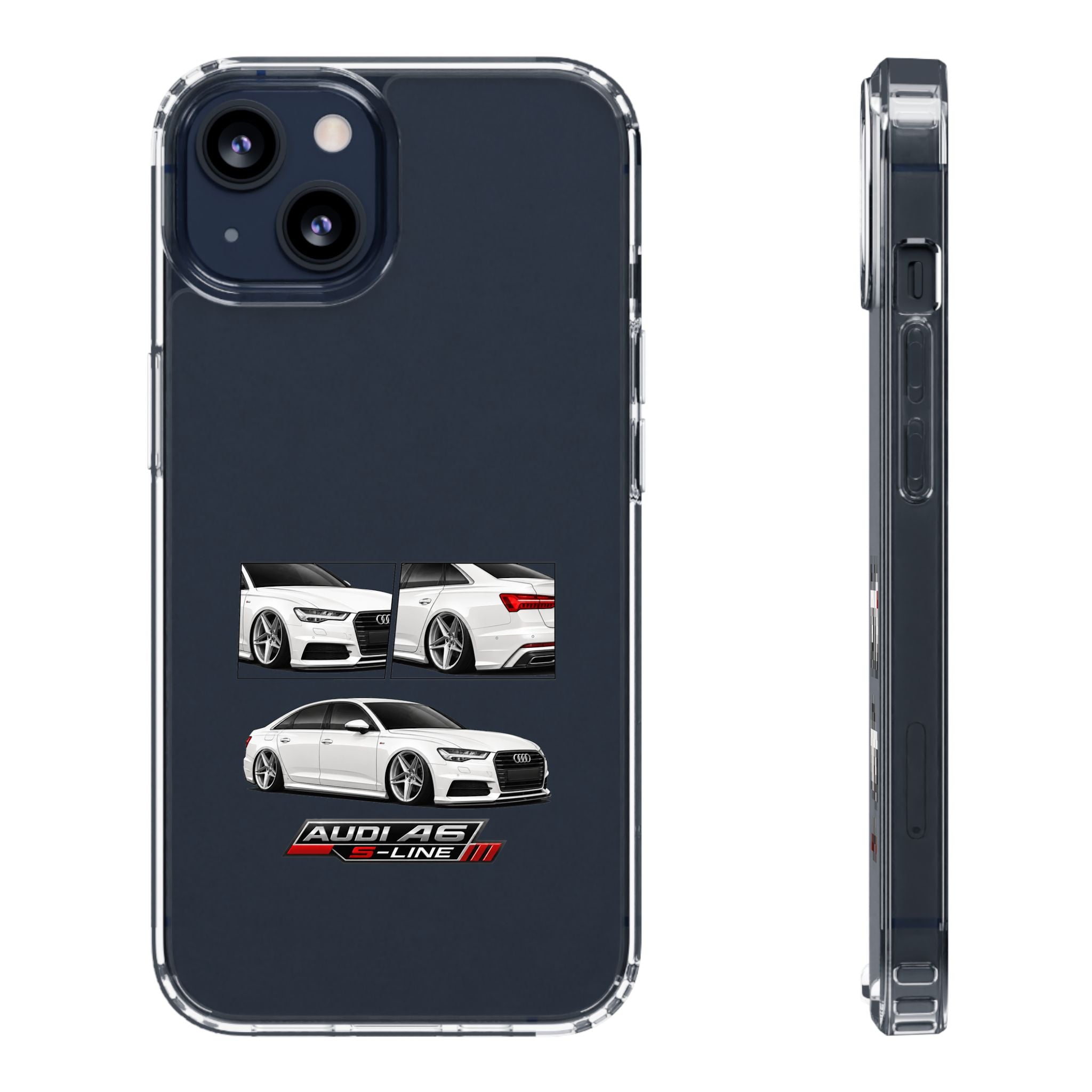 WHITE AUDI A6 PHONE CASES