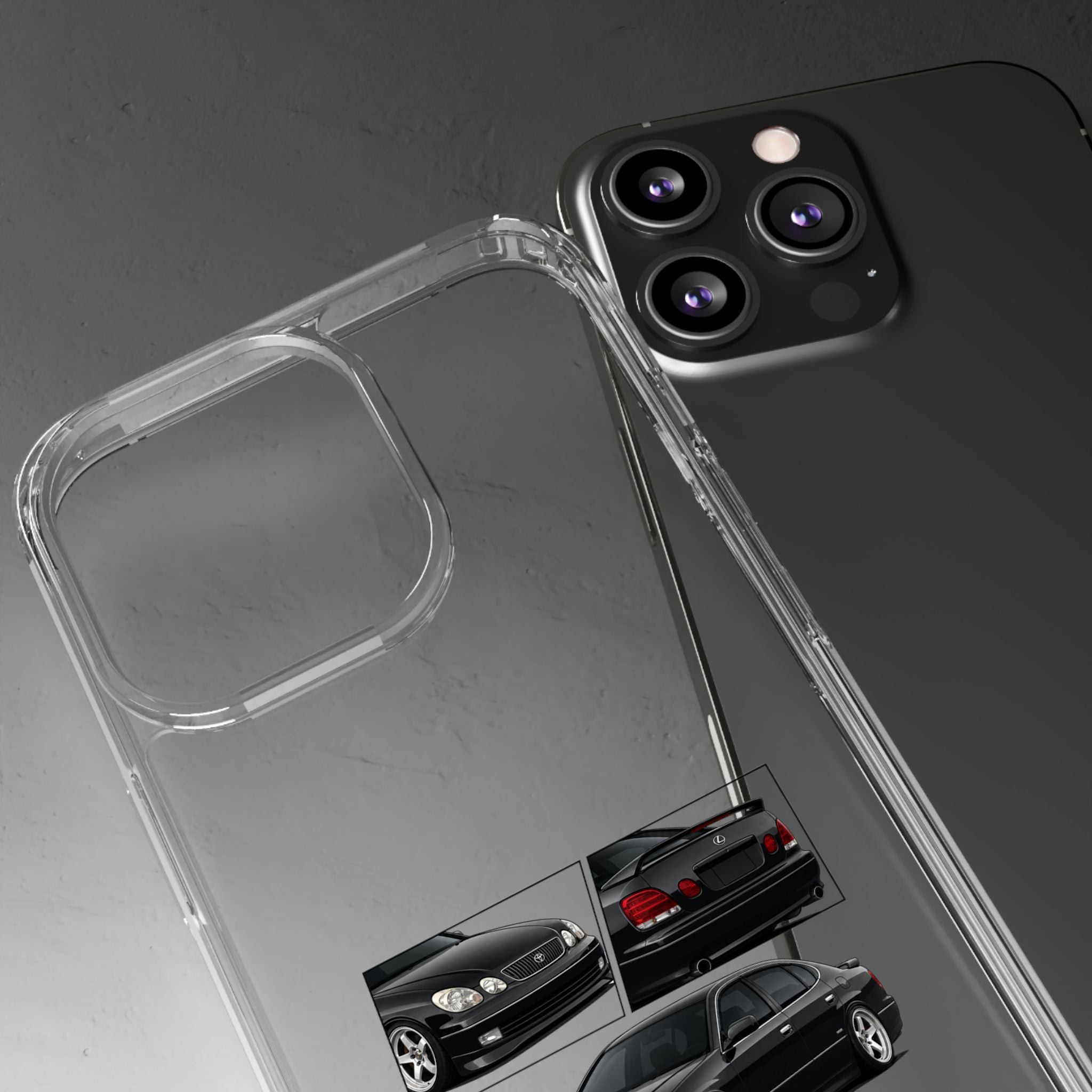 BLACK TOYOTA ARISTO PHONE CASES