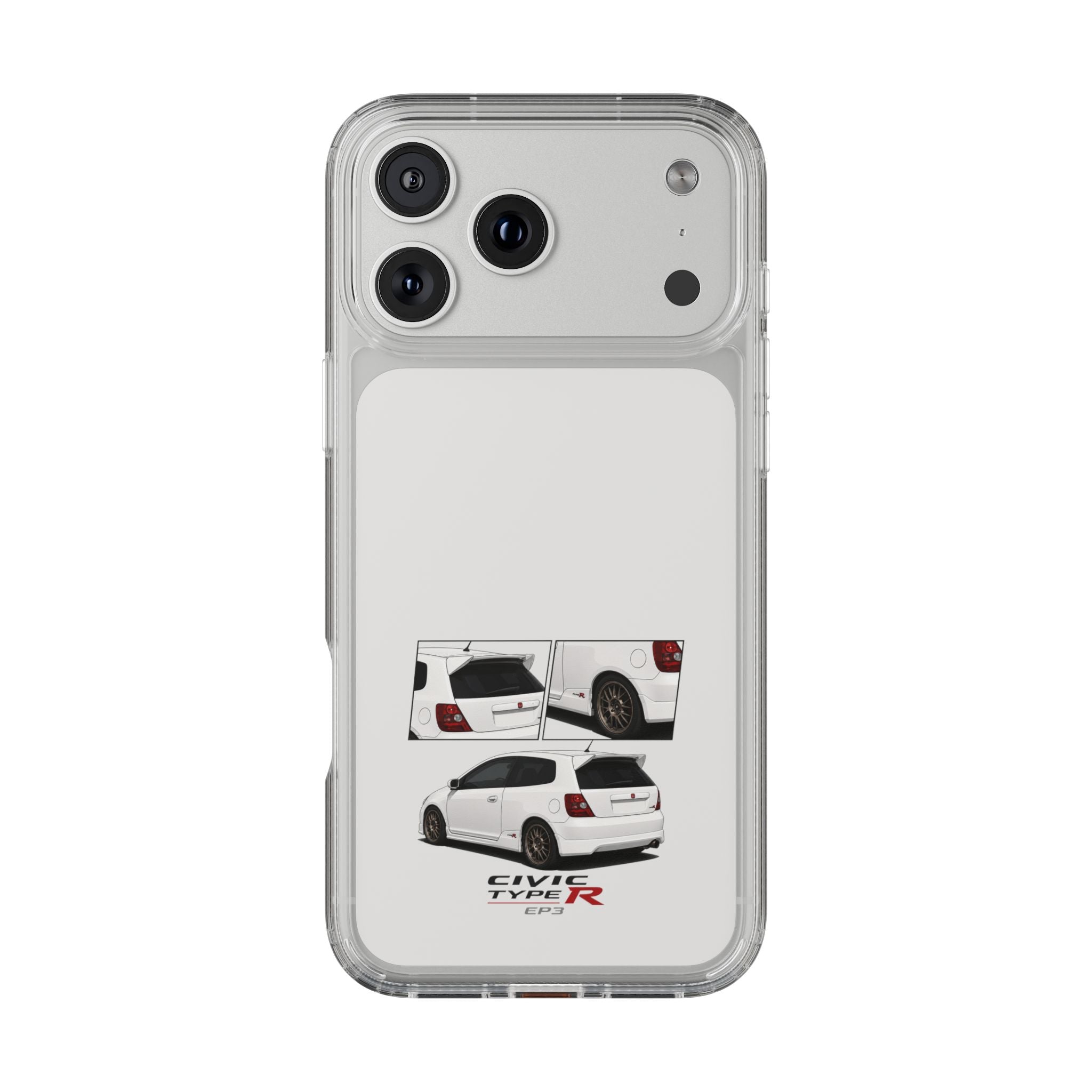 WHITE EP3 TYPE R PHONE CASES