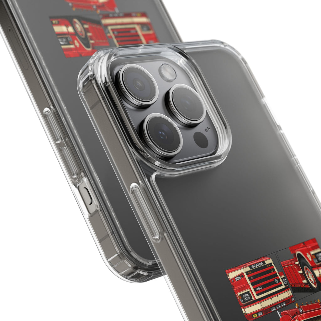 RED SCANIA 450 143M PHONE CASES