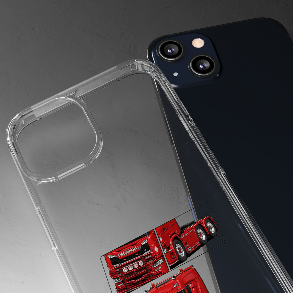 RED SCANIA S-SERIES PHONE CASES