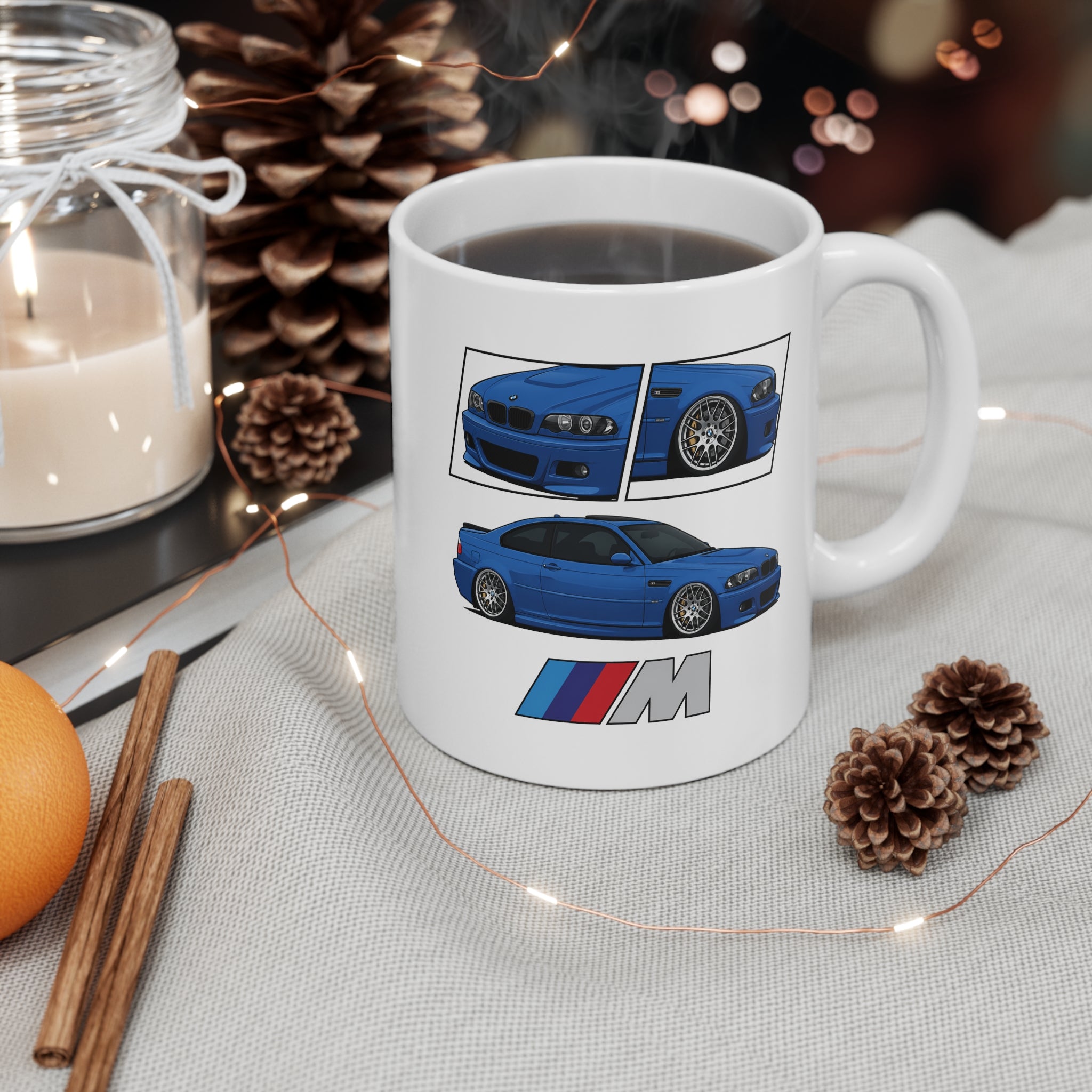 BLUE BMW M3 E46 MUG