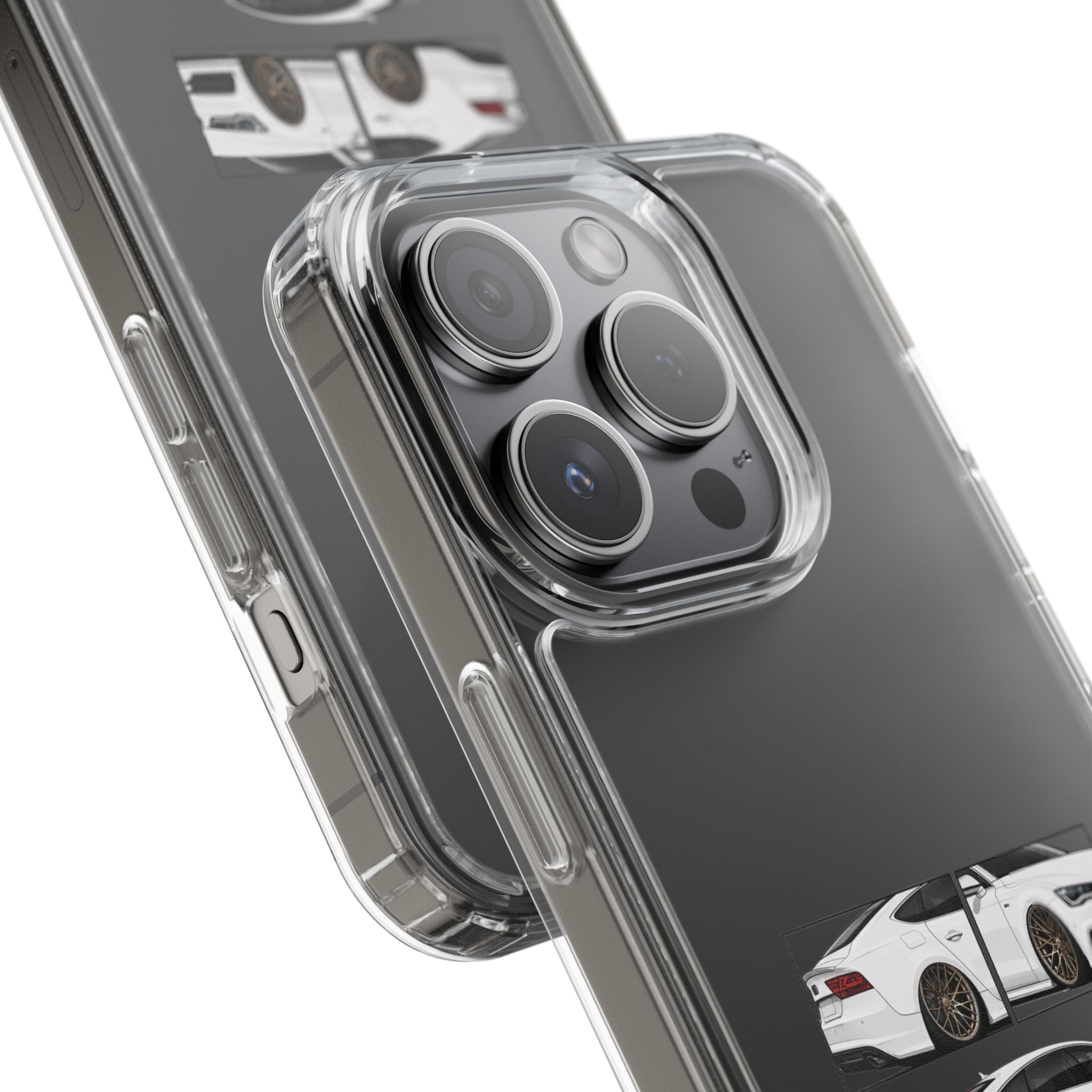 WHITE AUDI A7 PHONE CASES