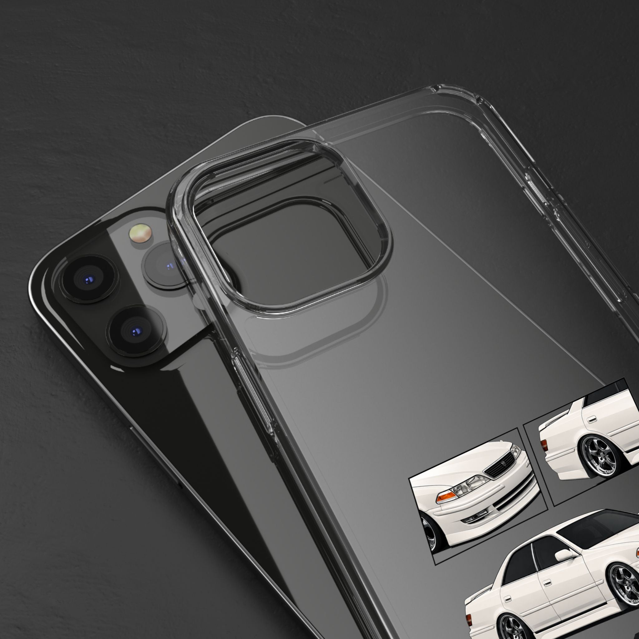 WHITE TOYOTA JZX100 MK2 PHONE CASES