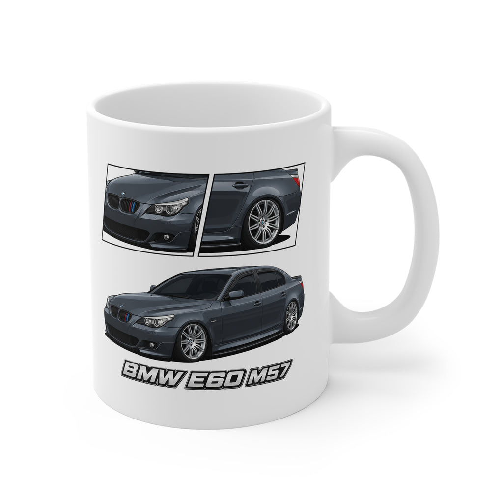 GREY BMW E60 MUG