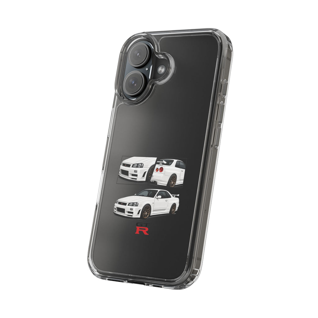 WHITE R34 GTR PHONE CASES