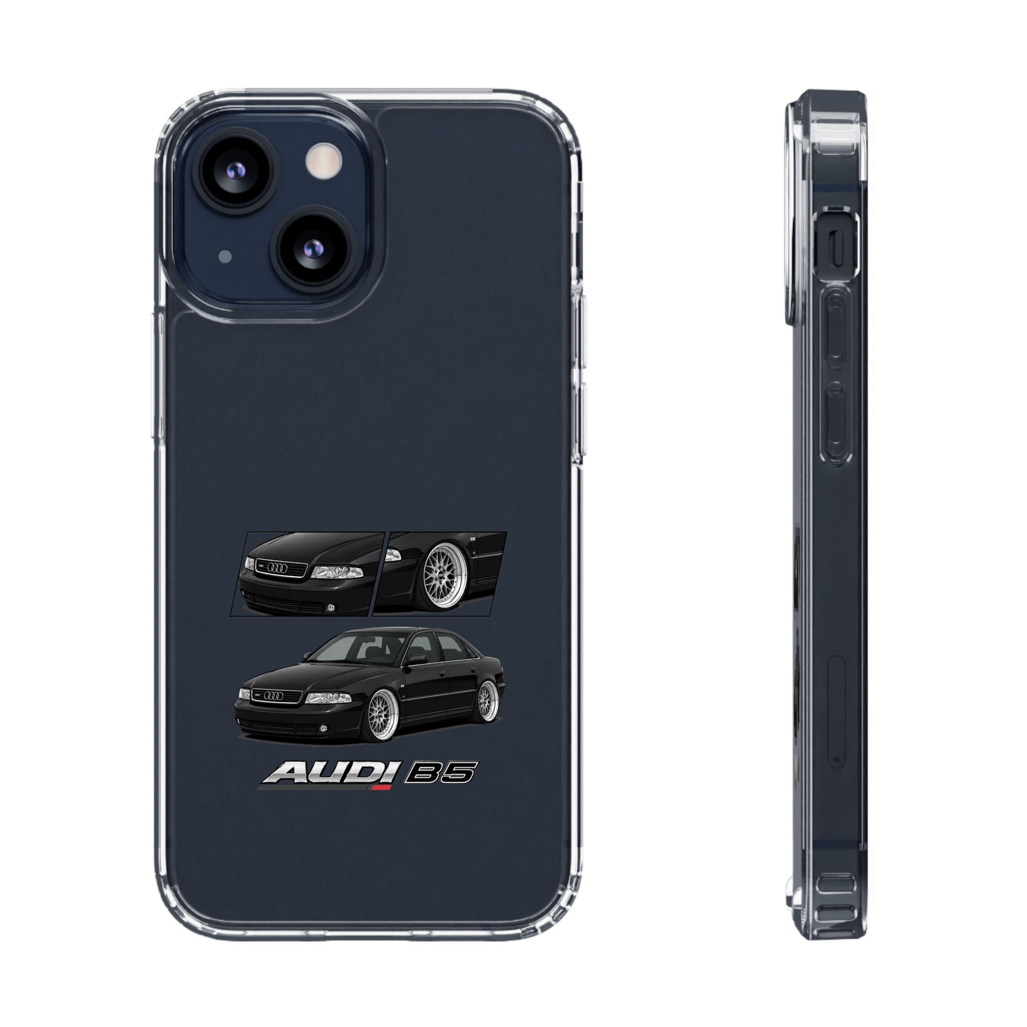 BLACK B5 AUDI A4 PHONE CASES