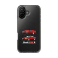 RED OVER BLACK SIERRA SAPPHIRE PHONE CASES