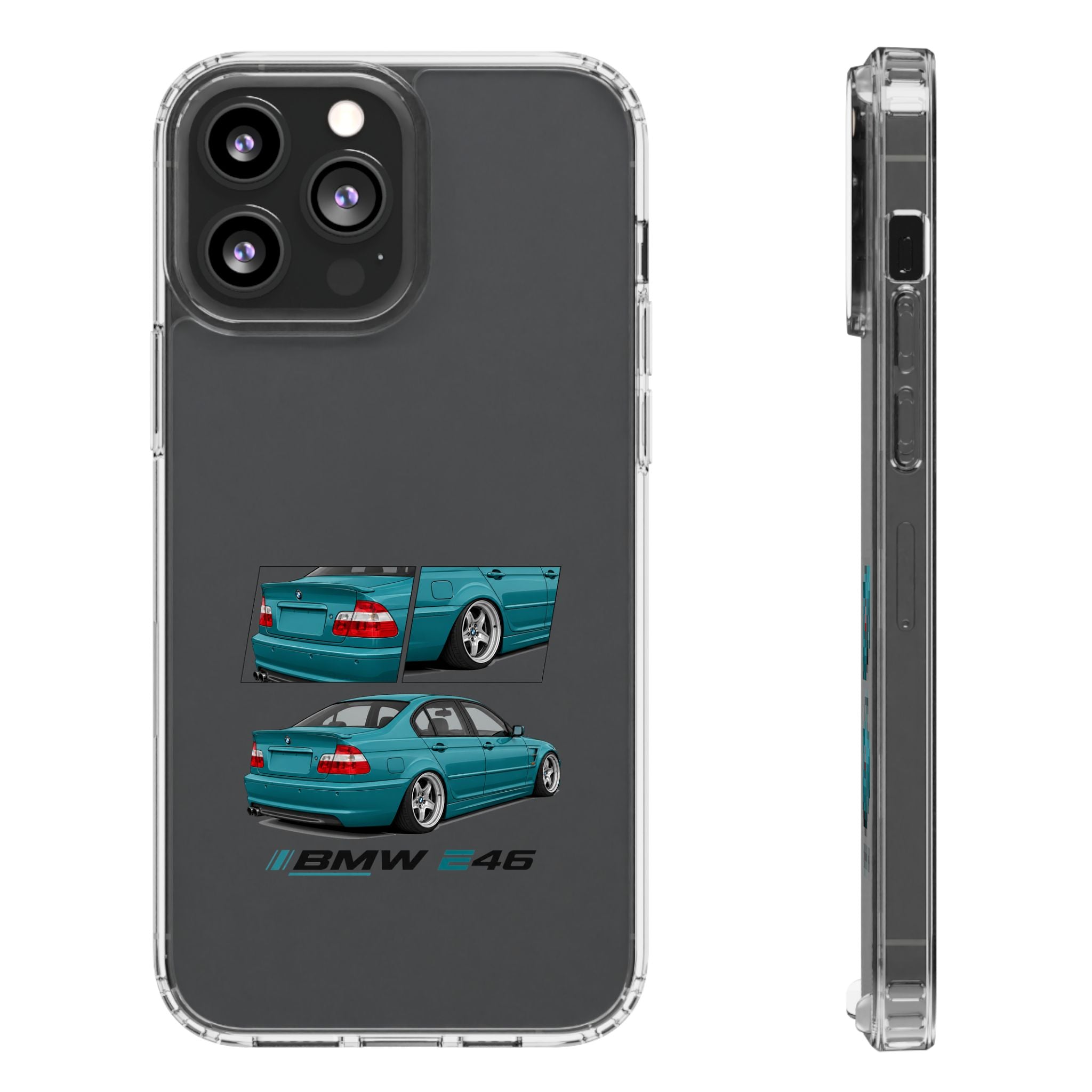 TURQUOISE BMW E46 PHONE CASES