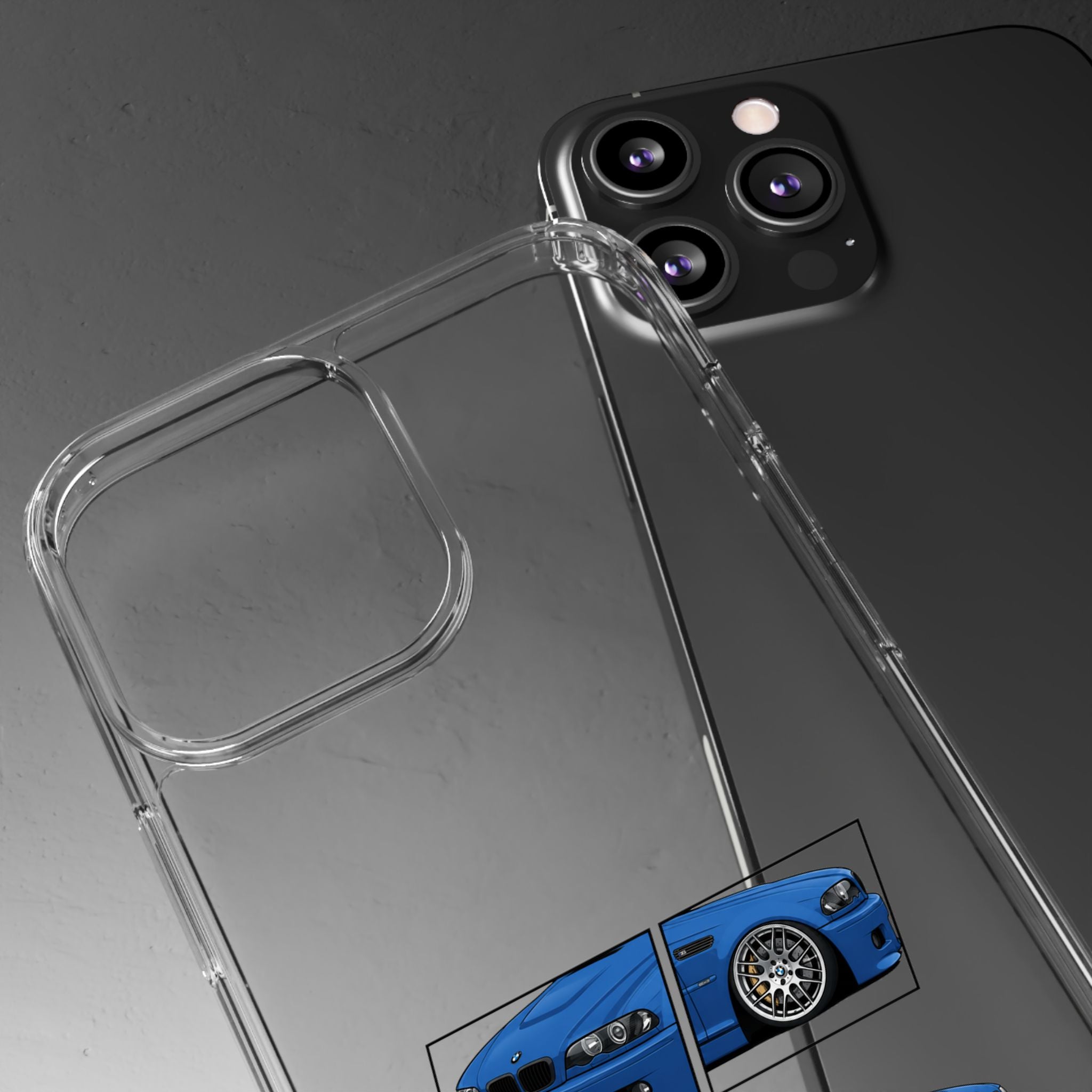 BLUE E46 M3 PHONE CASES