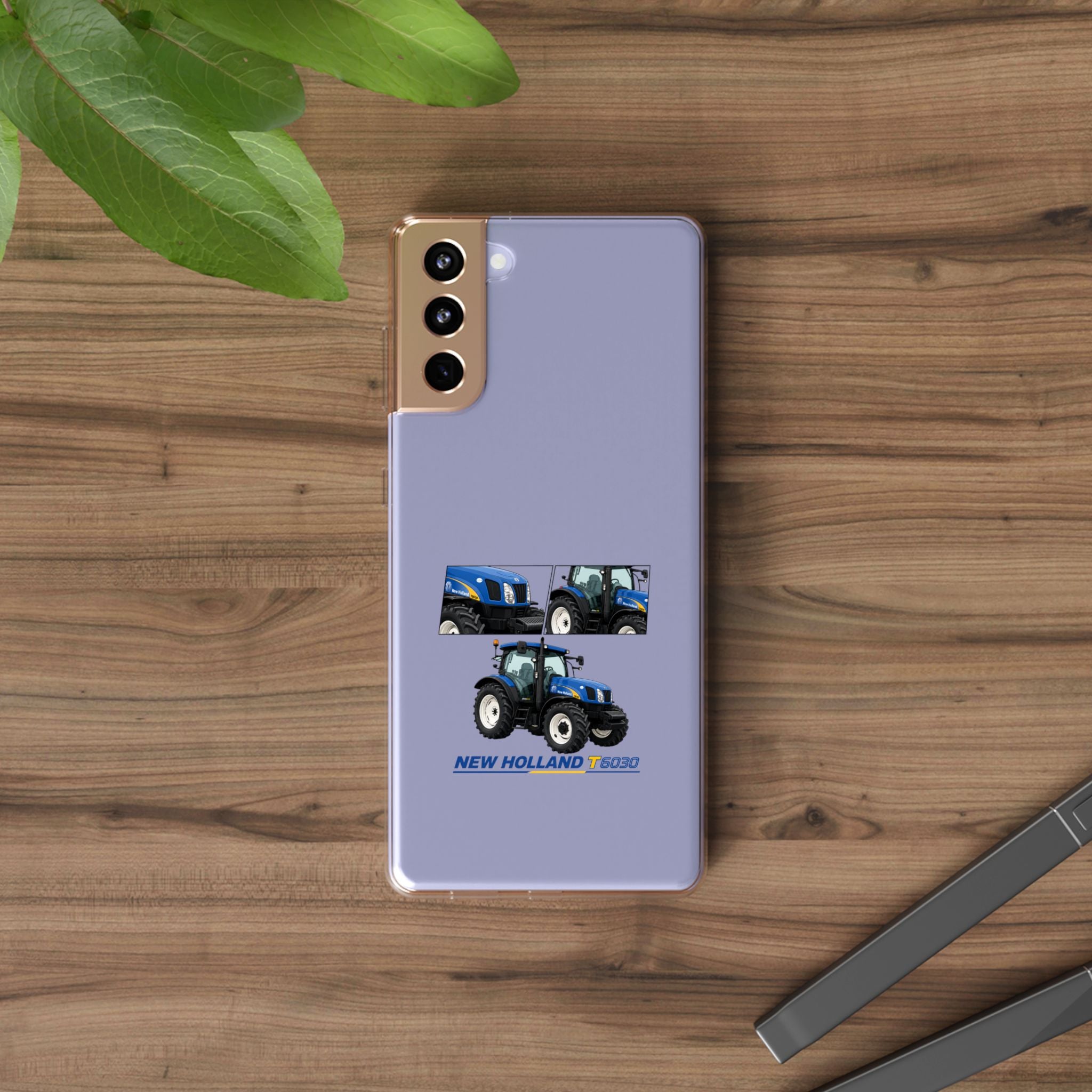 BLUE NEW HOLLAND T6030 PHONE CASES