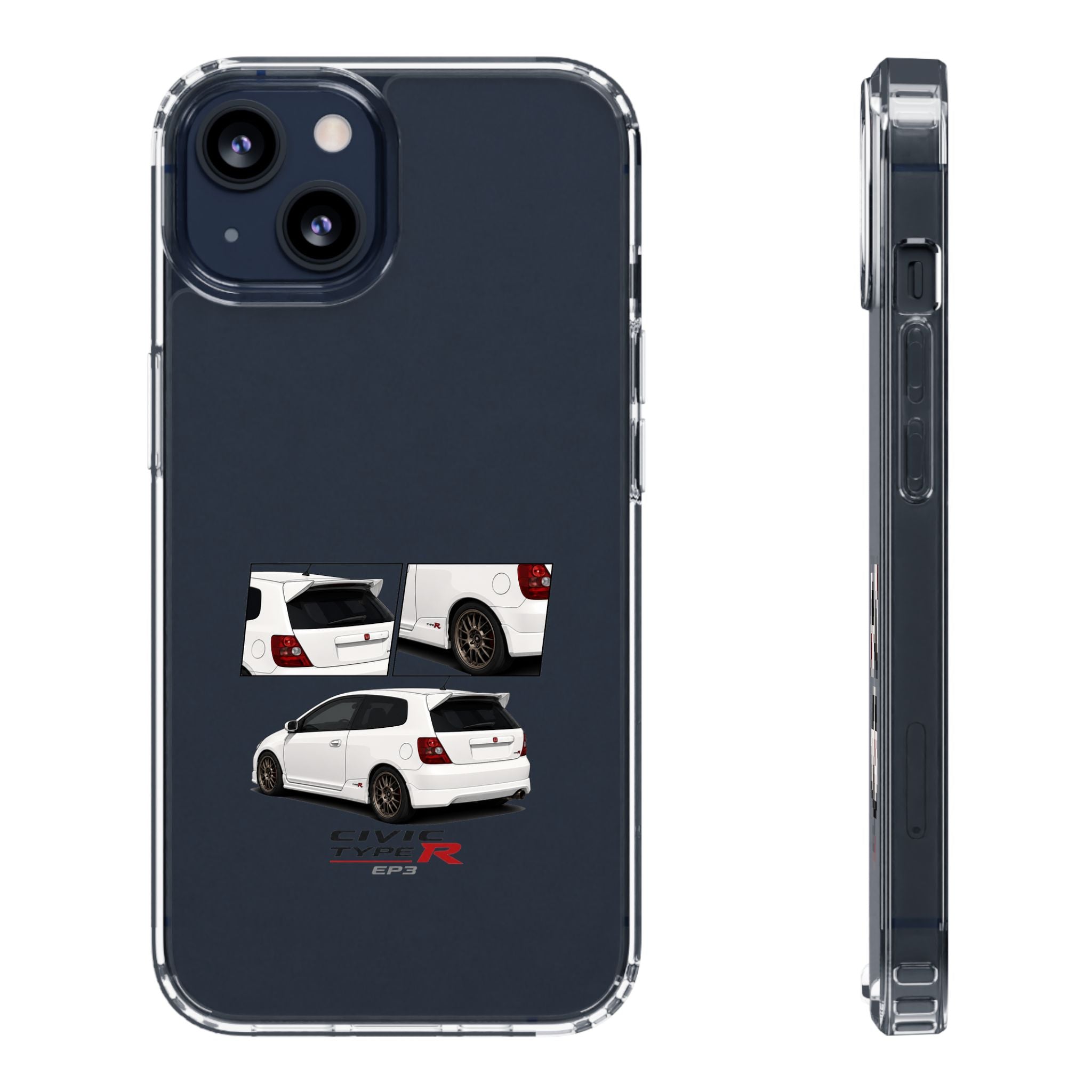 WHITE EP3 TYPE R PHONE CASES