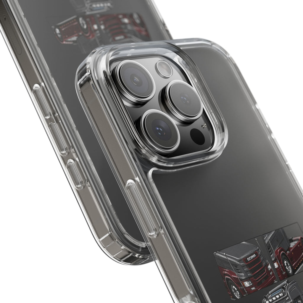 GREYBURGANDY SCANIA T-CAB PHONE CASES