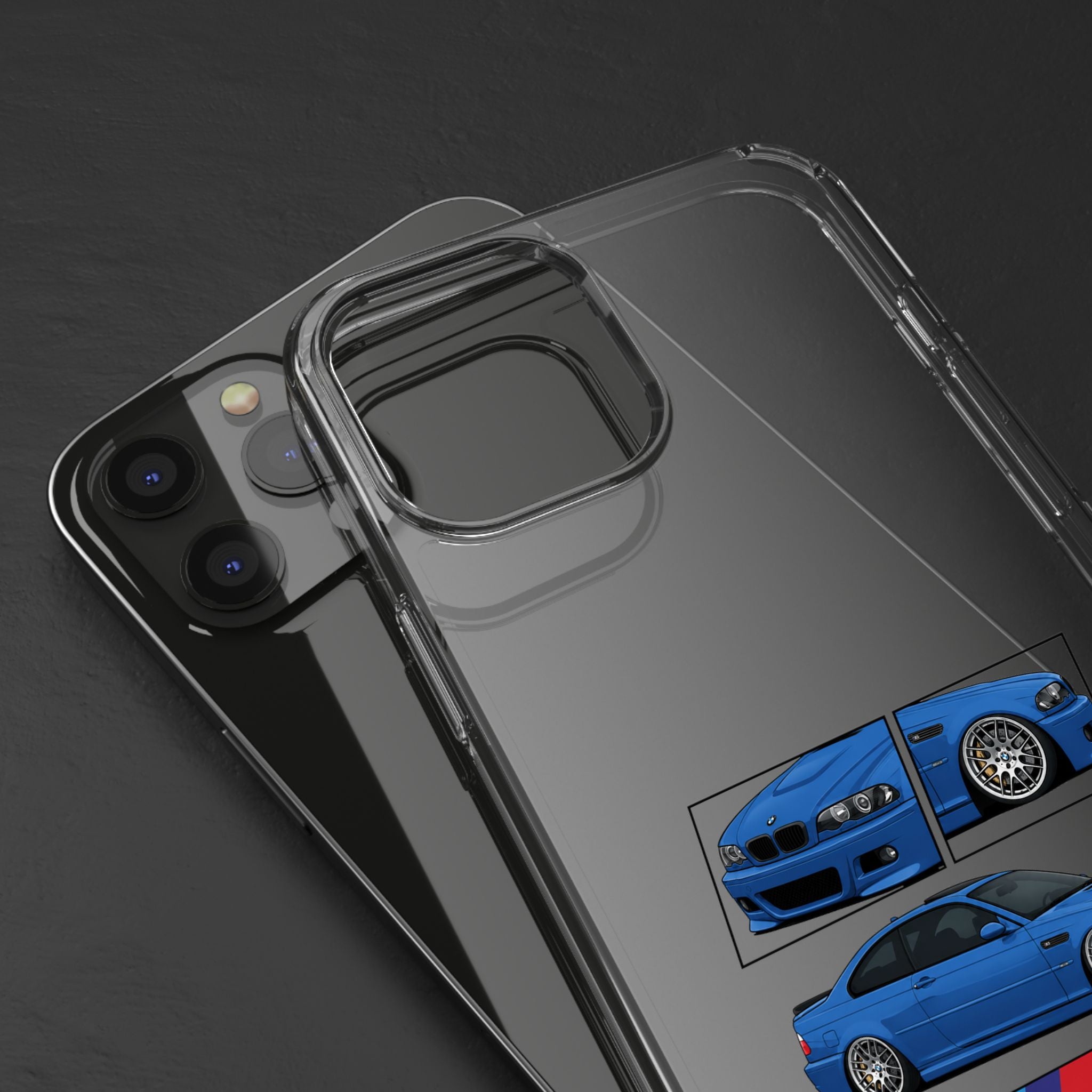 BLUE E46 M3 PHONE CASES