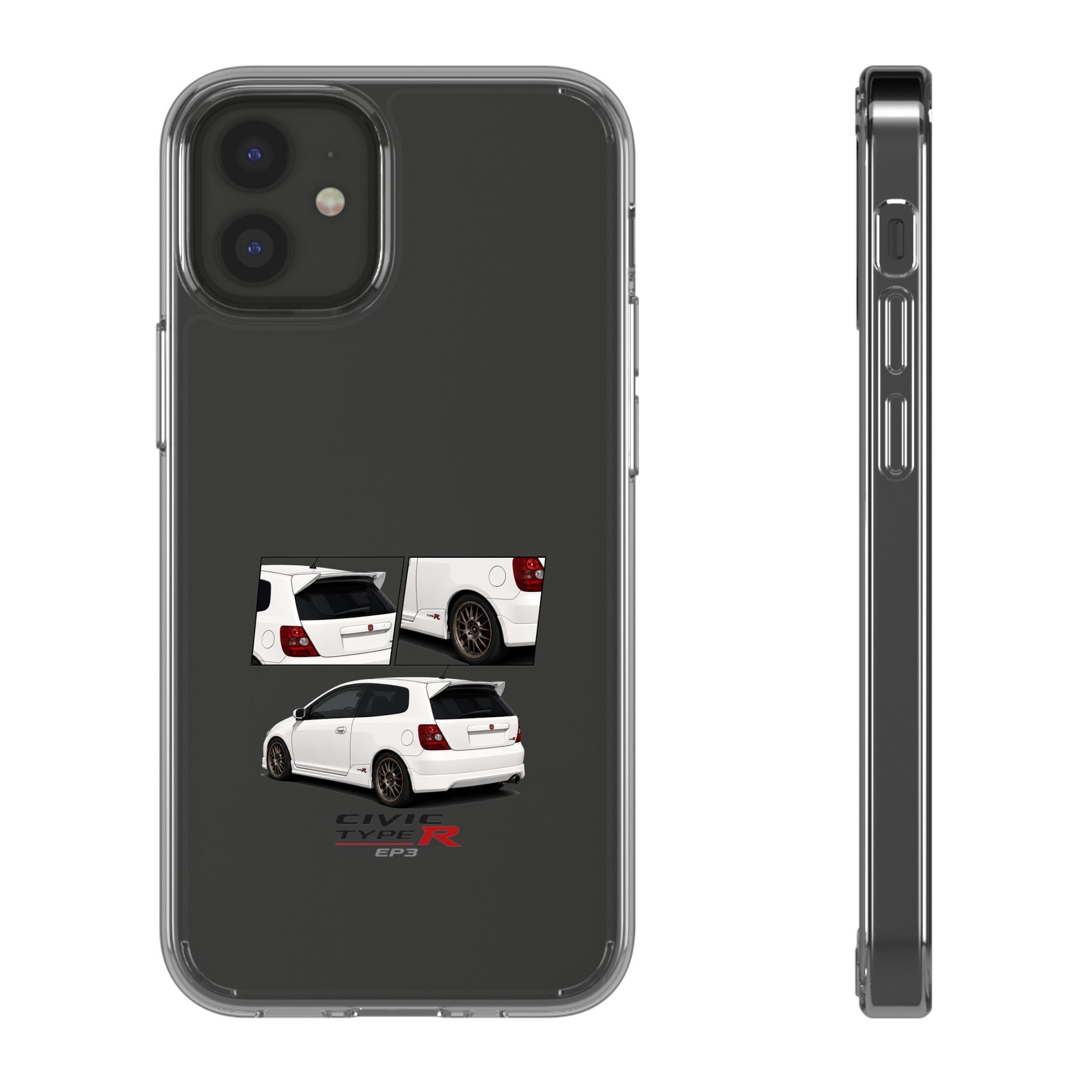 WHITE EP3 TYPE R PHONE CASES