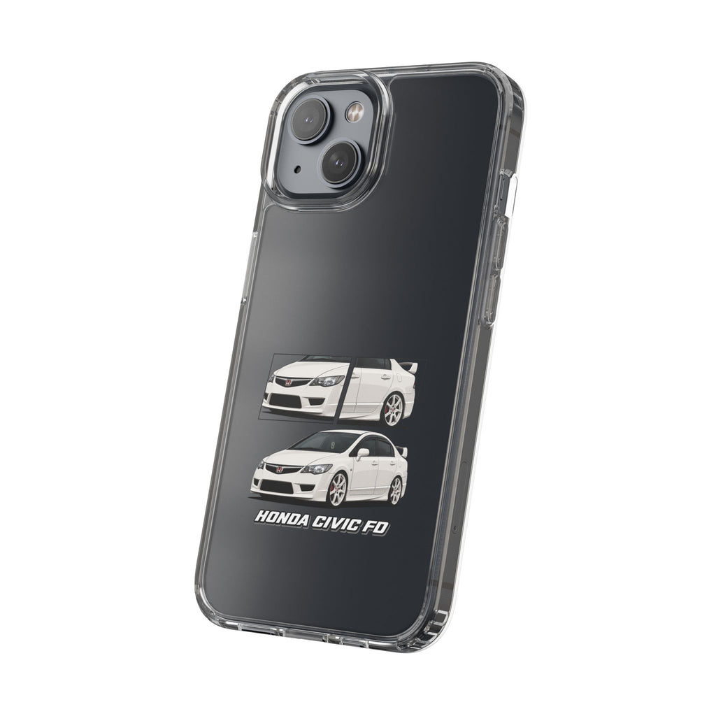 WHITE CIVIC FD PHONE CASES