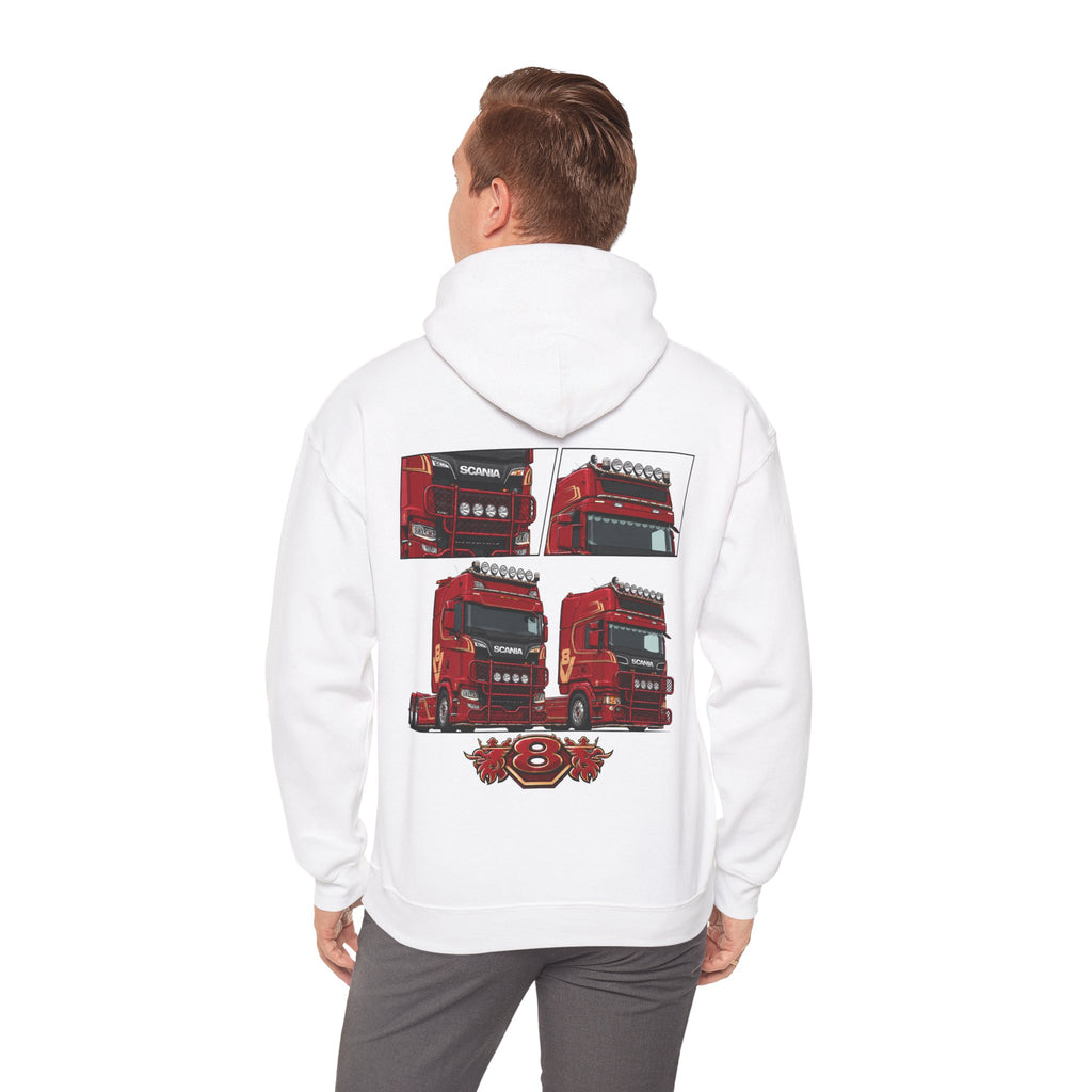 2 RED SCANIA S-SERIES JUMPER