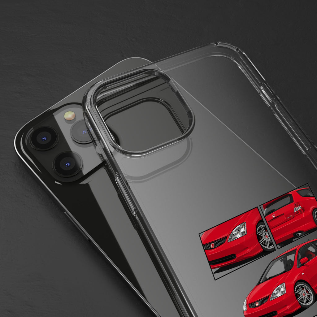 RED CIVIC TYPE R PHONE CASES