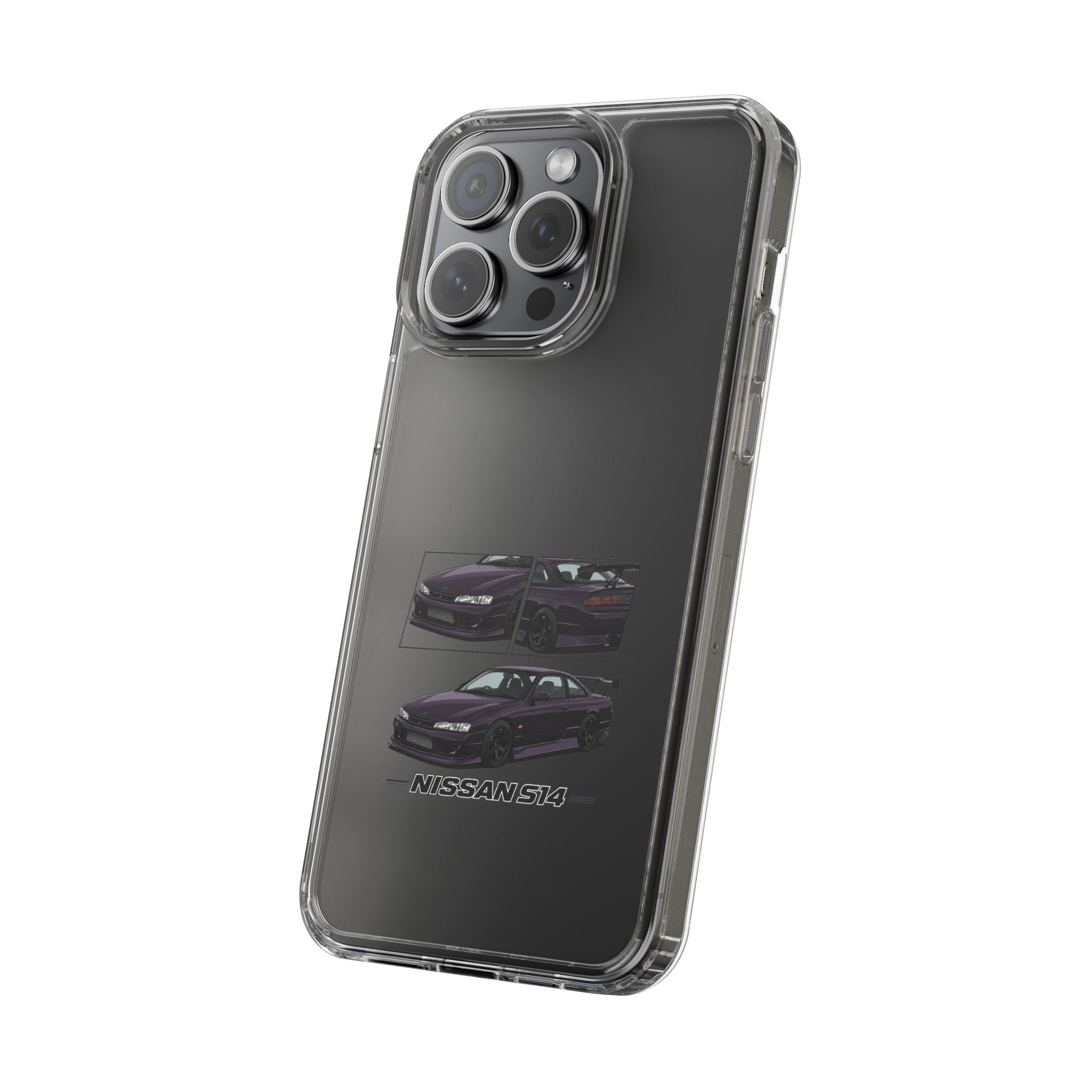 PURPLE NISSAN S14 PHONE CASES