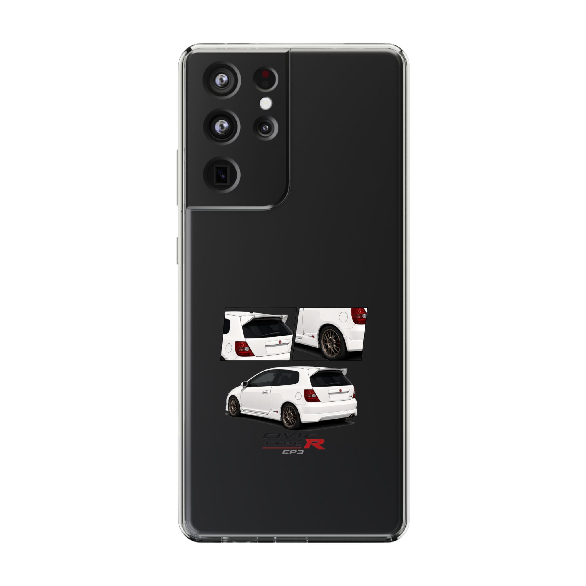 WHITE EP3 TYPE R PHONE CASES