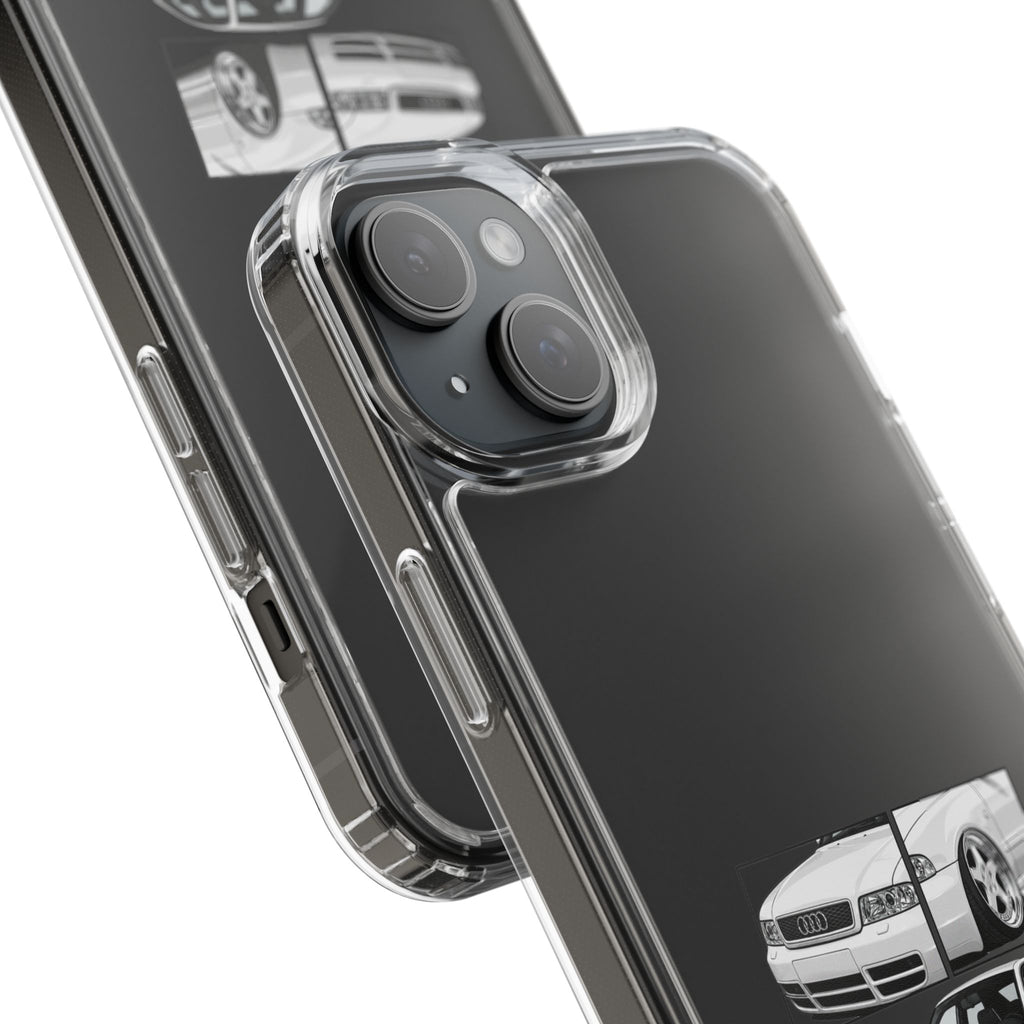 WHITE AUDI A4 B5 PHONE CASES