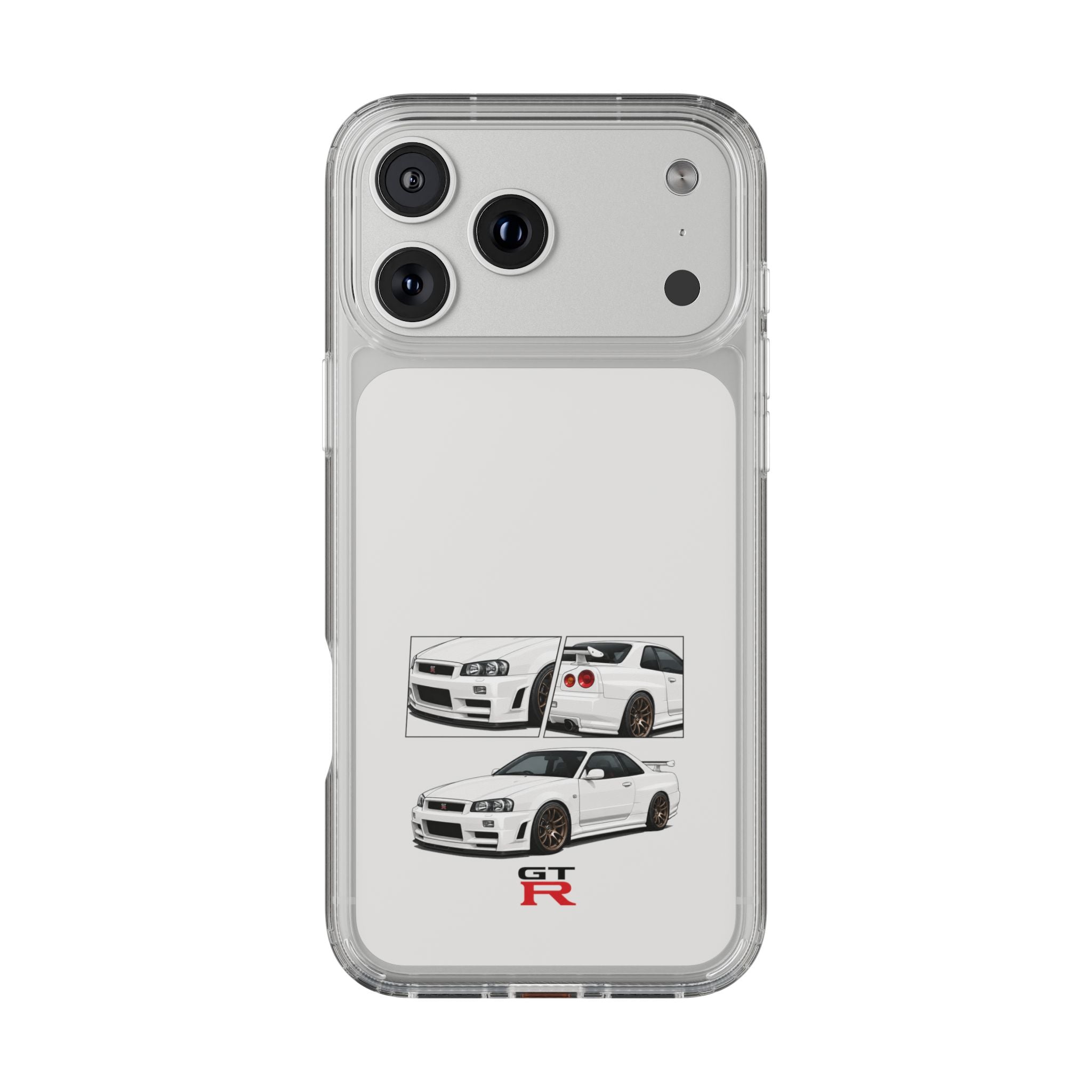 WHITE R34 GTR PHONE CASES